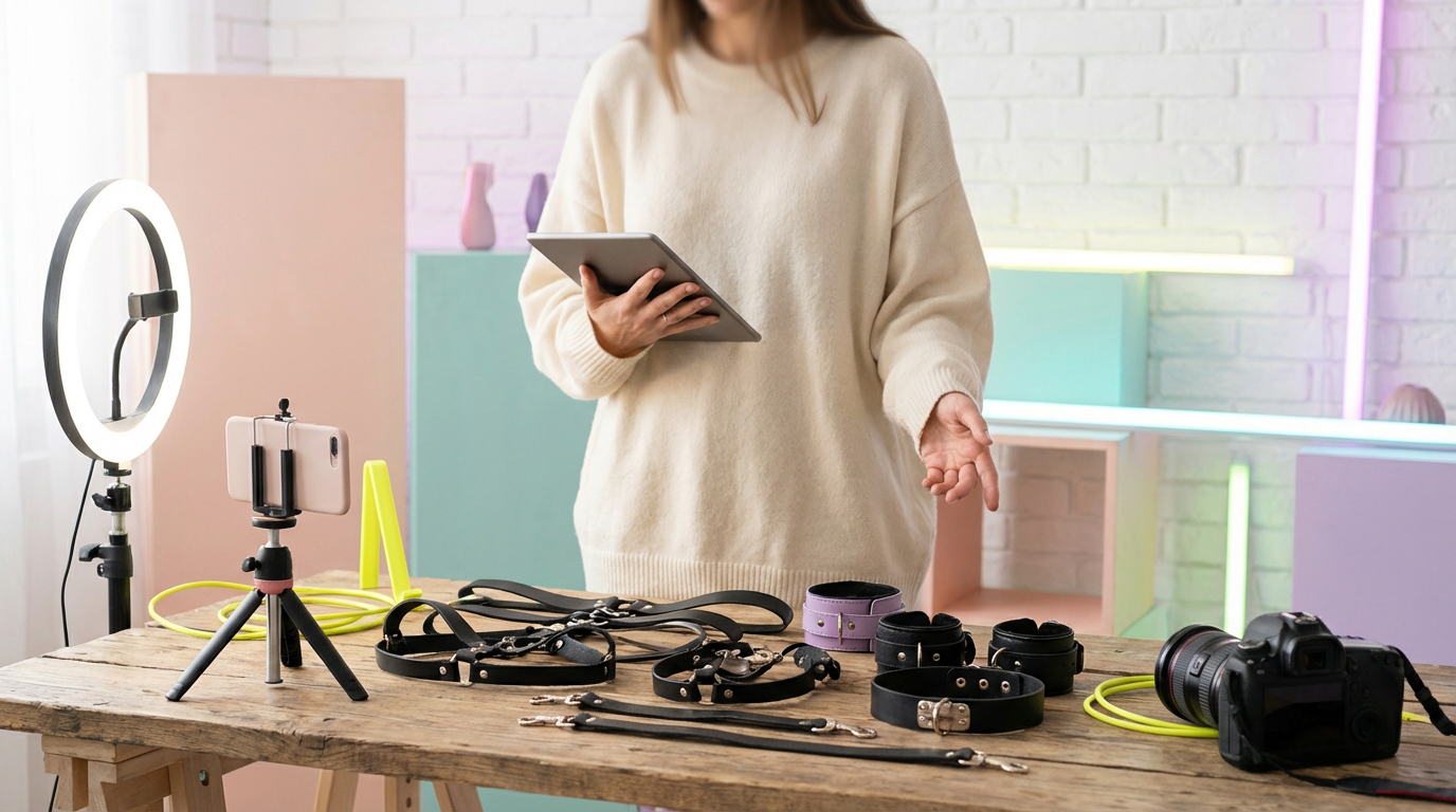 Bondage Clothing and Accessories for Models