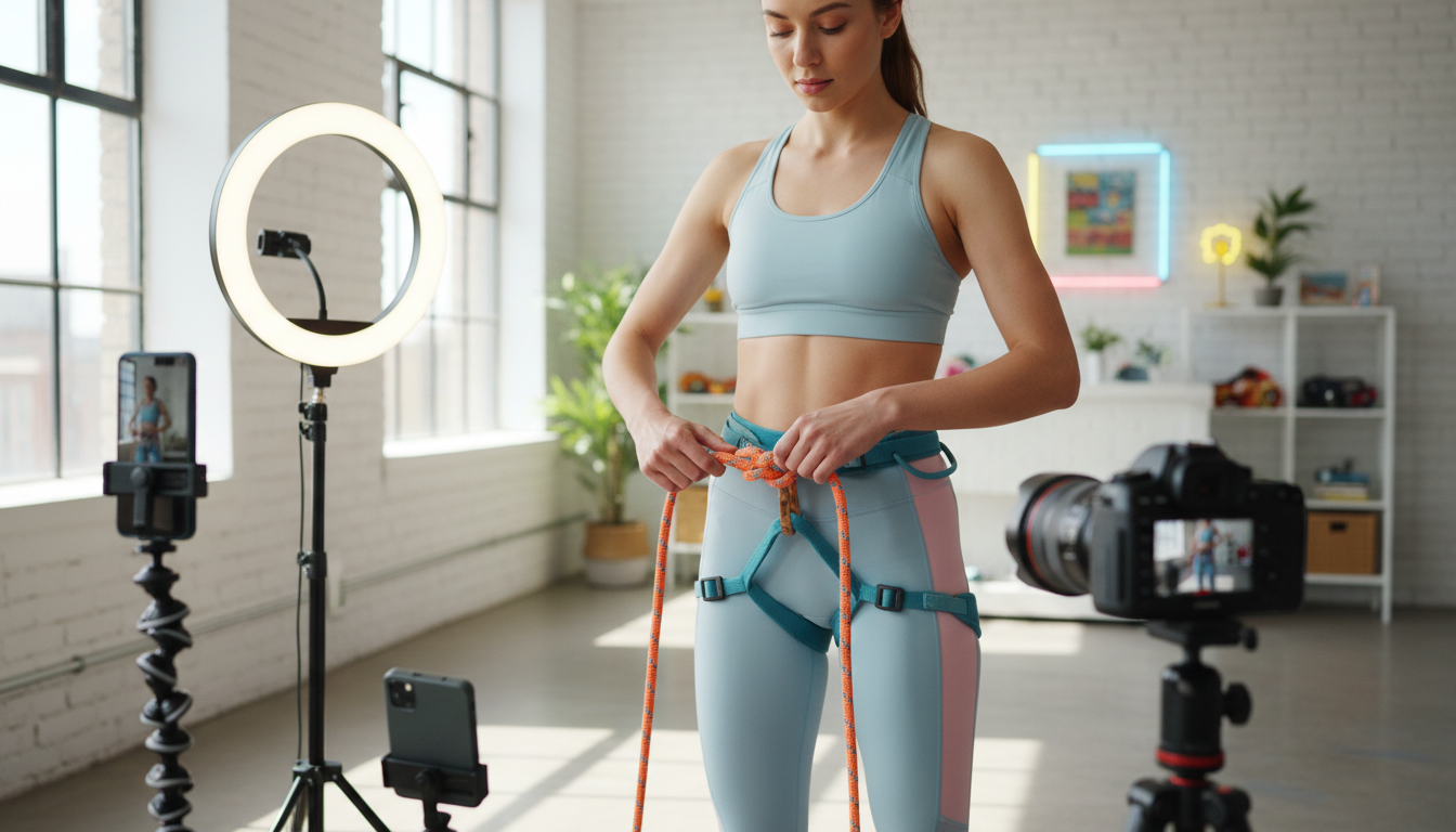 How to Tie a Rope Harness Around the Hips